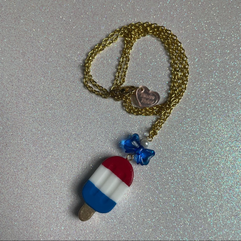 Ritzee Rebel Rocket Ice Pop Resin Necklace